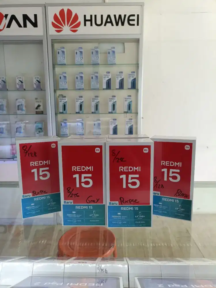 Redmi 15 (8/256) GB Baru Resmi Xiaomi⁵