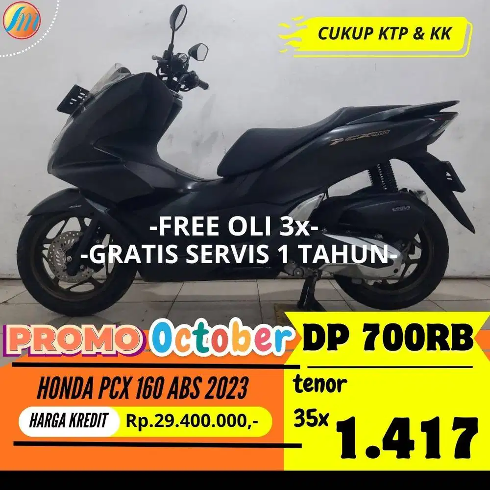 HONDA PCX 160 ABS 2023 KREDIT DP 700RIBU ANGSURAN TERJANGKAU PAJAK ON
