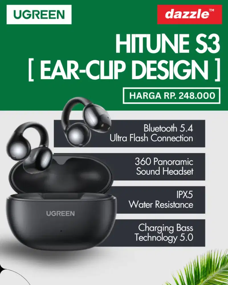 UGREEN HITUNE S3 EAR CLIP DESIGN