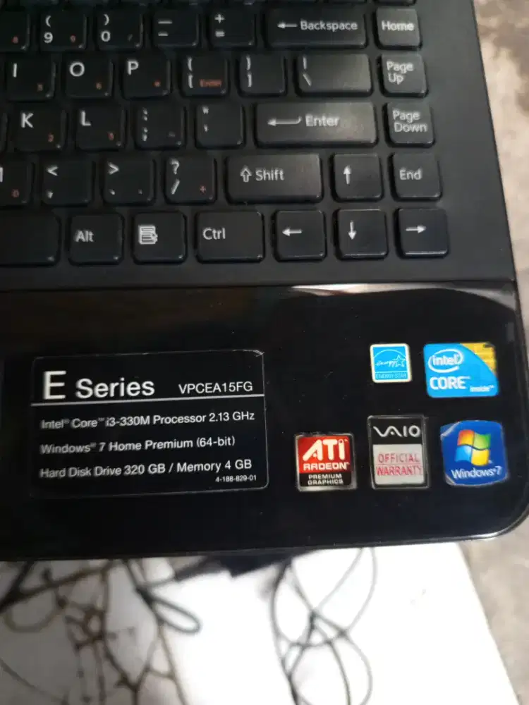 Laptop Sony Vaio e series VPCEA15FG