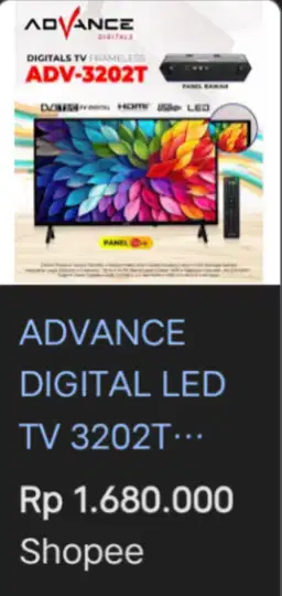 TV Advance Digital LED ADV -3202T