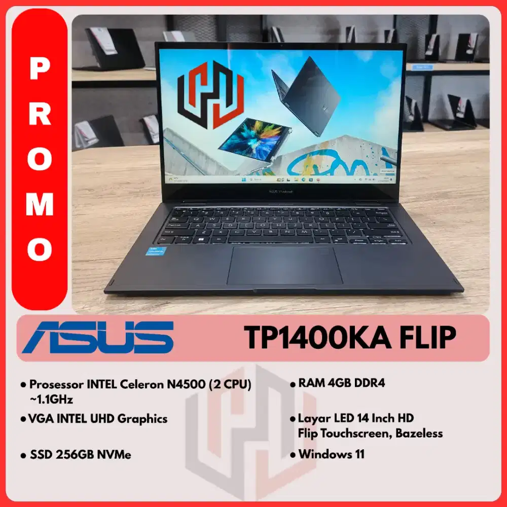 ASUS TP1400KA FLIP TOUCHSCREEN