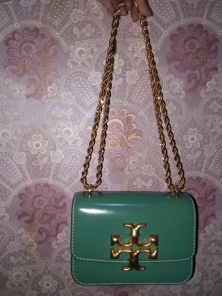 TB Tory Burch Eleanor Hijau Tosca Original ex Jepang