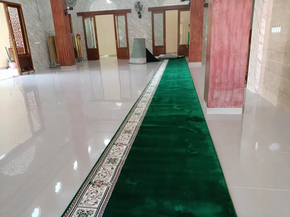 Ambal Sajadah Karpet Masjid Termurah. Tersedia Lokal maupun Import