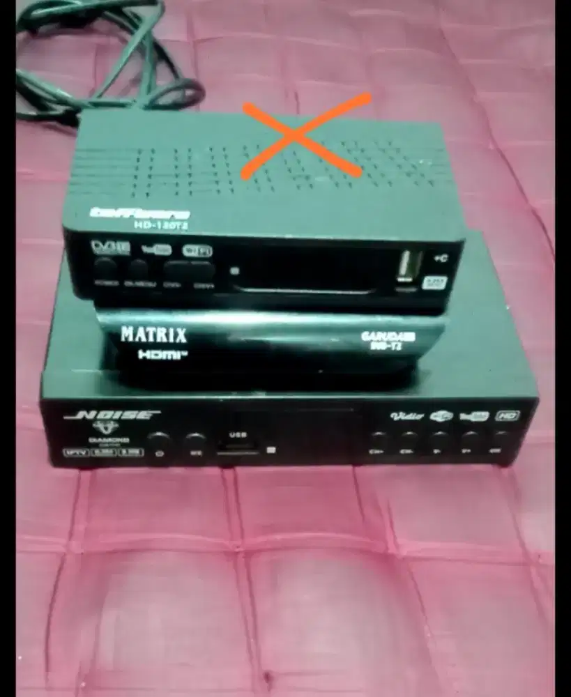 Stb merk noise& matrix televisi