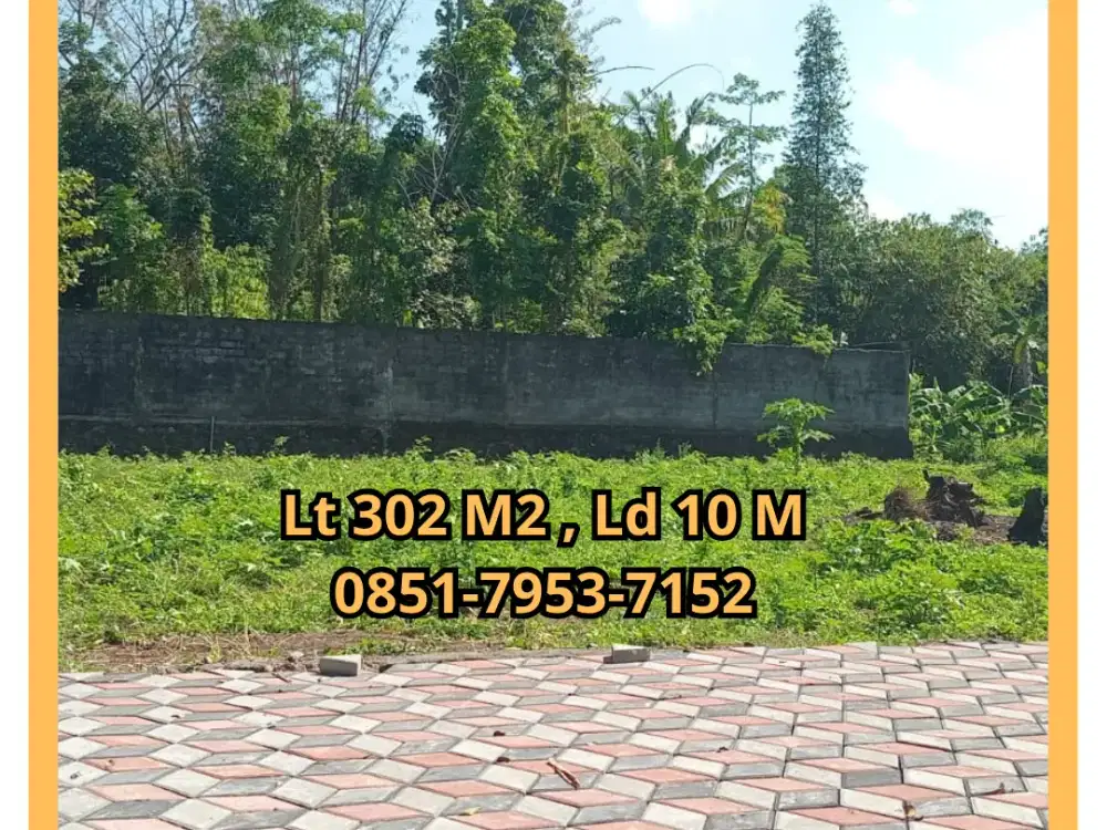 Dijual Tanah Murah Dekat Kampus UII Kaliurang Jogja Siap Bangun