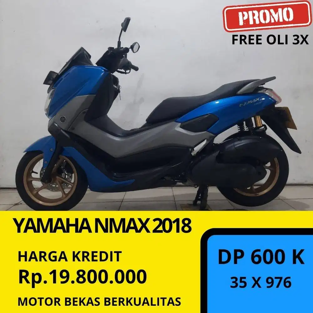 Yamaha Nmax 155 2018 Biru DP mulai 600 aja boosku