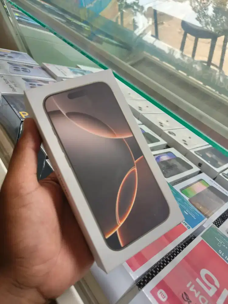 New iPhone 16 pro 128gb ibox garansi resmi 1 tahun ibox