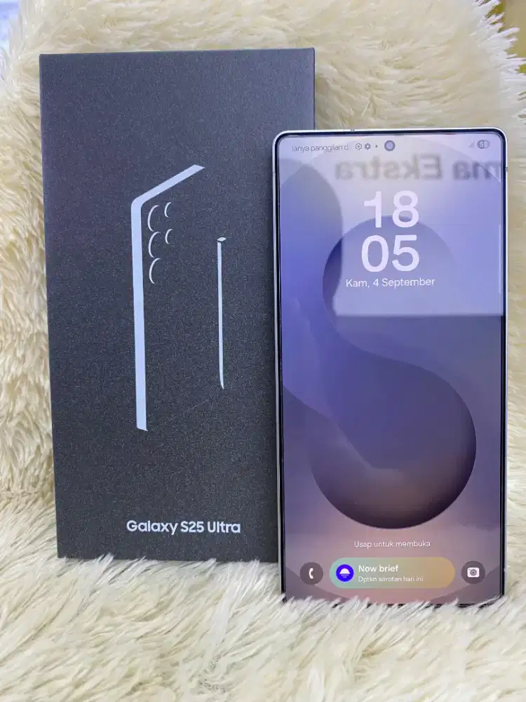 Samsung S25 ultra ram 12/512Gb Titanium silver blue garansi feb 2026#3