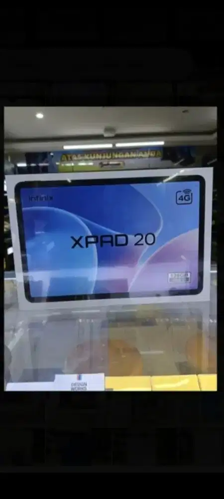 Tablet infinix xpad 20 LTE 4/128 SIM card bonus flipcase