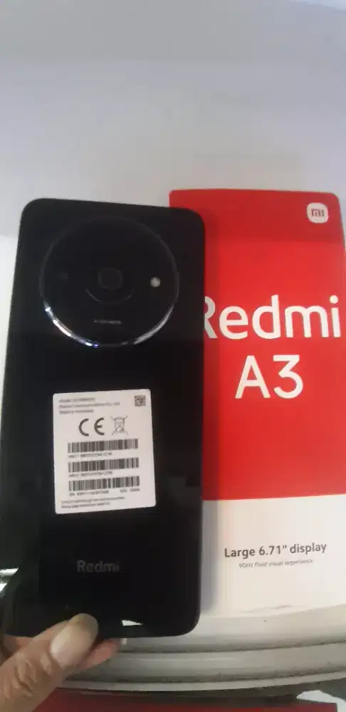 Redmi A3 ram 4+4/128gb komplit mulus segel on gransi