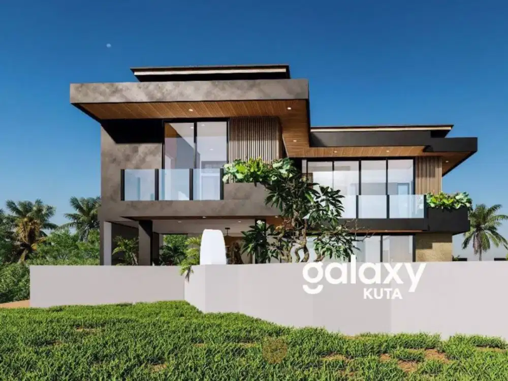 LEASEHOLD BRAND NEW VILLA BLACK TROPICAL DI PERERENAN MUNGGU