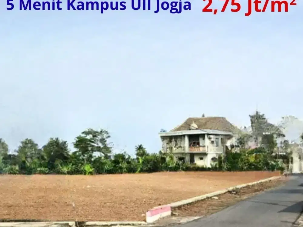 Tanah Jogja Tepi Jalan Area Pakem, Cocok Villa, Hunian, dan Kost