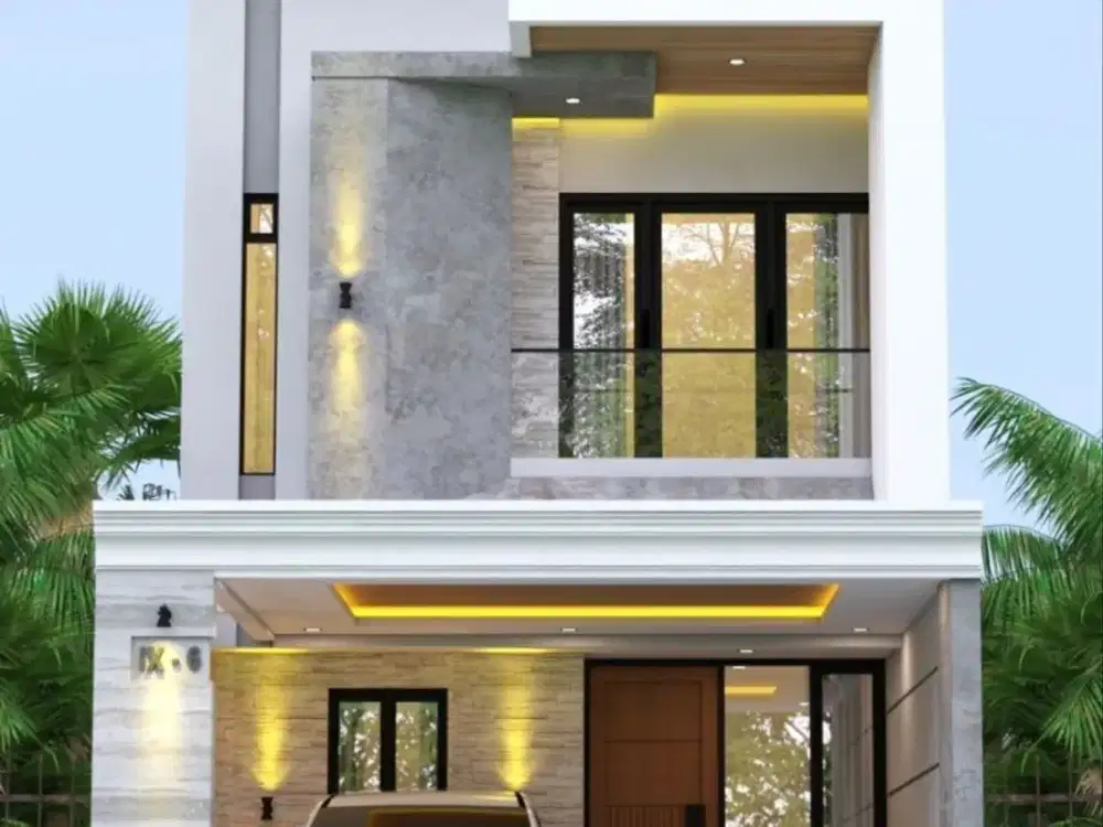 Rumah Babatan Pantai Utara  NEW GRESS MINIMALIS STRATEGIS MODERN