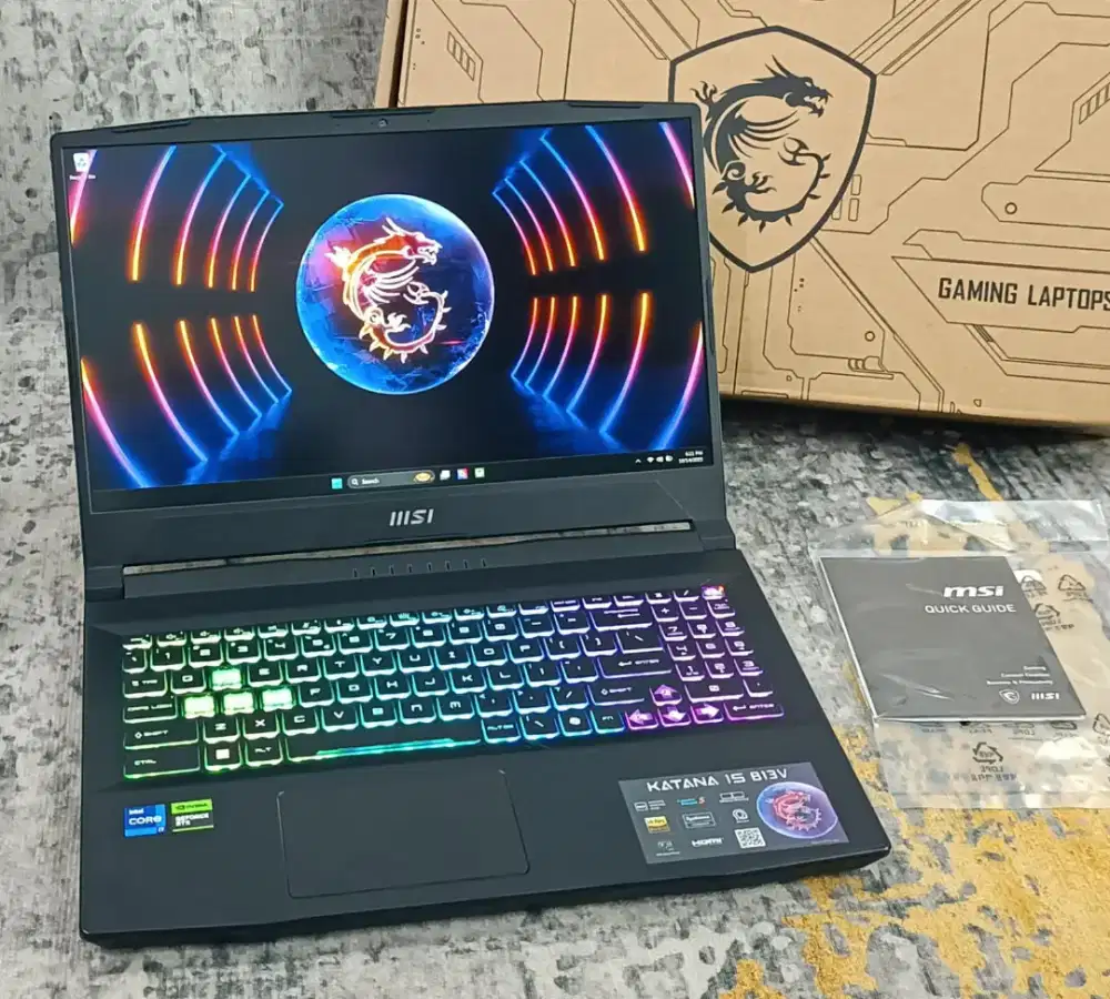 MSI Katana 15 i7-13620H 16GB 1TB RTX 4050 6GB 105W Garansi Des 2025