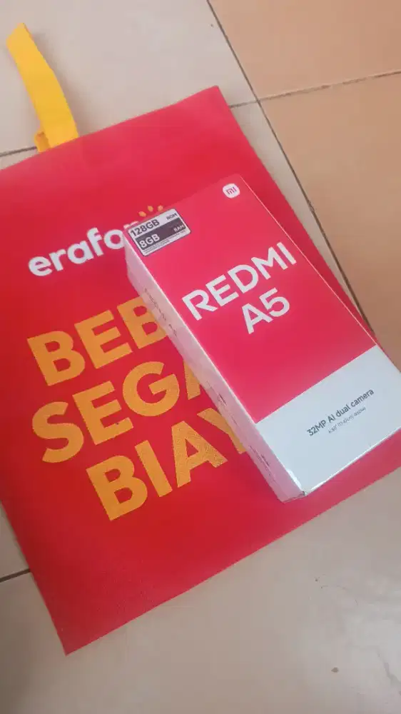 Redmi A5 4/128 masih gress baru segel box