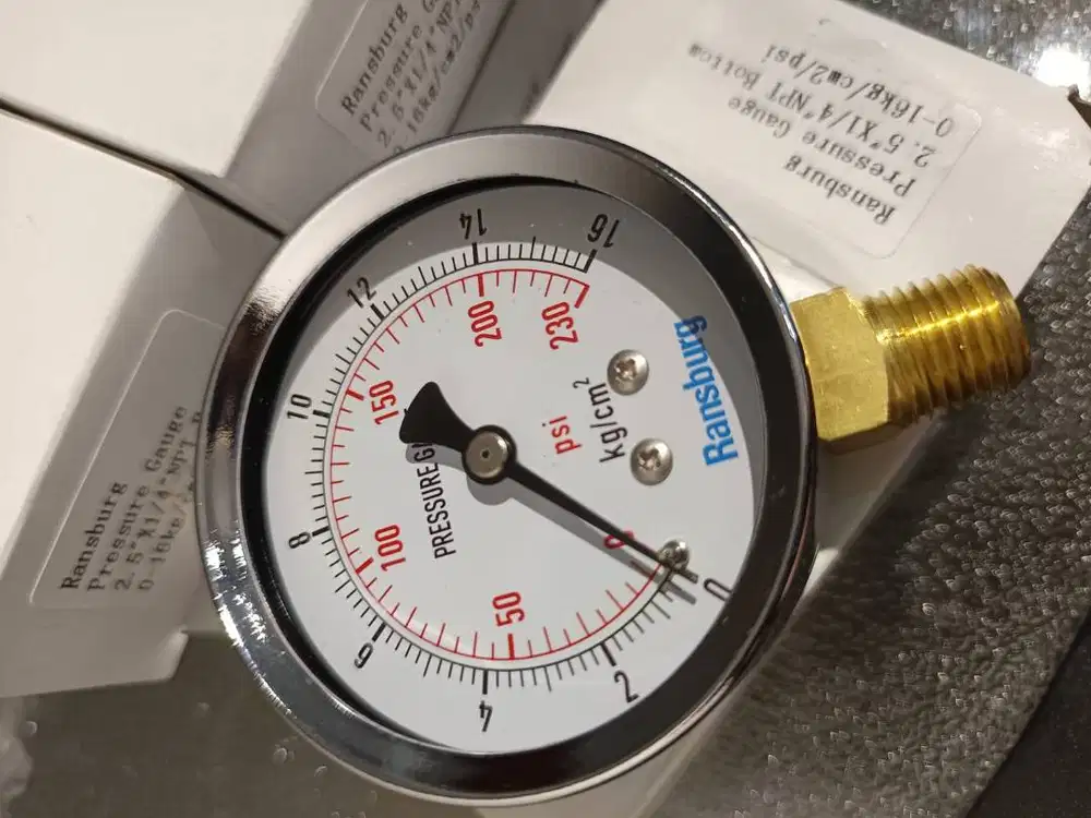 RANSBURG pressure gauge 2.5 inch