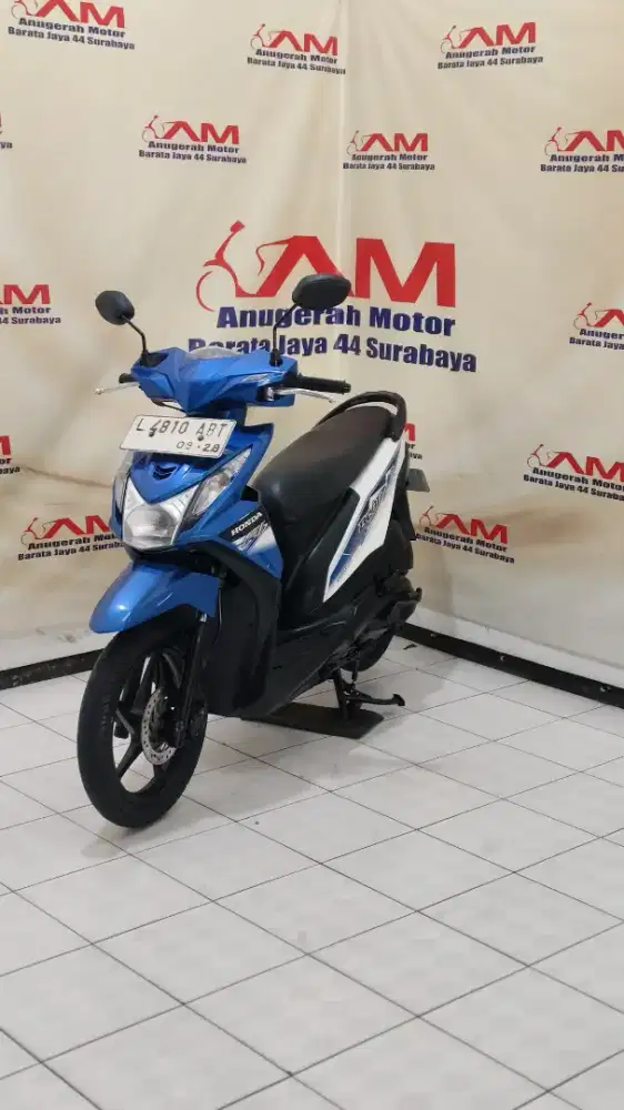 Ready Honda Beat fi Tahun 2013 warna biru