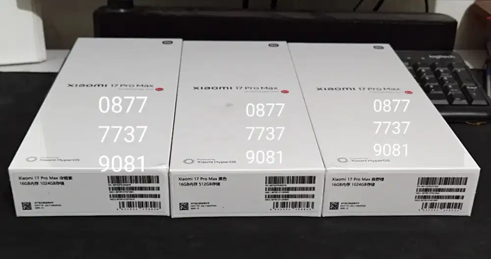 Xiaomi 17 Pro Max 16/1 TB - Hijau dan Ungu