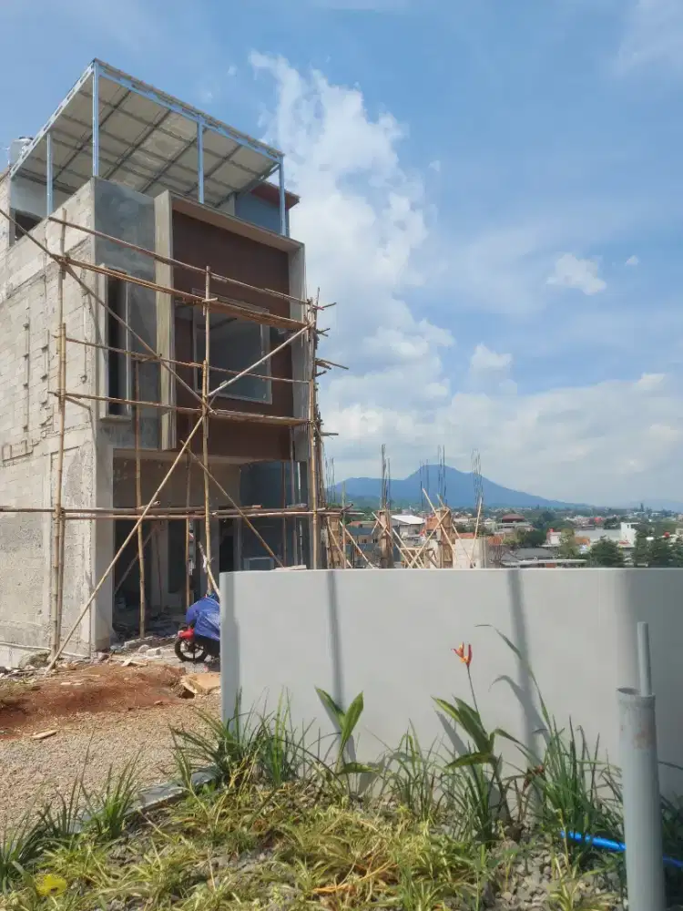 10 menit ke Gasibu Pusta Kota Rumah Villa Baru 3 Lantai 1M an View SHM