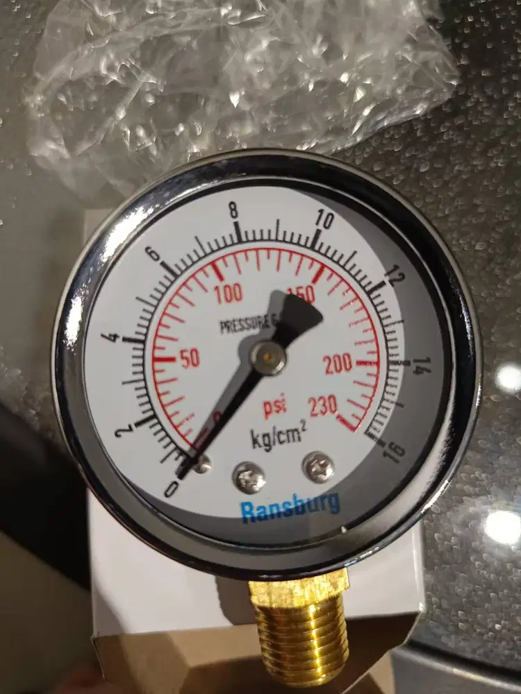RANSBURG pressure gauge 2.0 inch