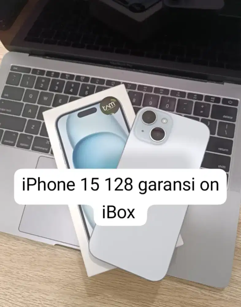 iPhone 15 128 GB iBox Garansi sampe Januari 2026