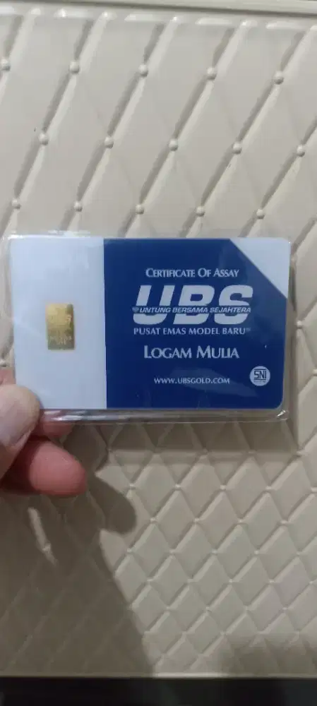 Jual LM EMAS Batangan UBS 1 Gram Bukan ANTAM