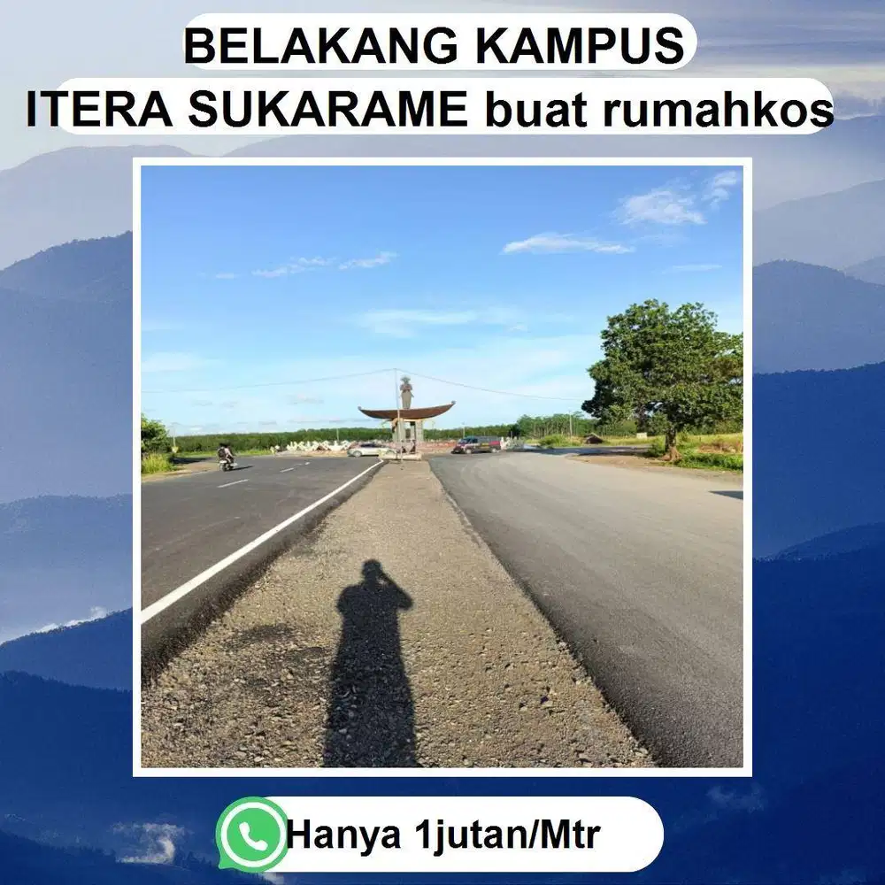 TANAH DEPAN KAMPUS UIN BANDAR LAMPUNG COCOK UNTUK BANGUN KOSAN