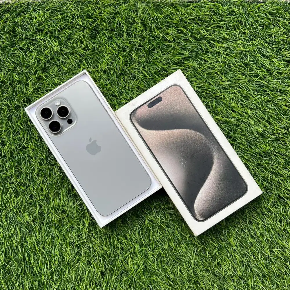 iPhone 15 Pro max 256GB Natural resmi ibox