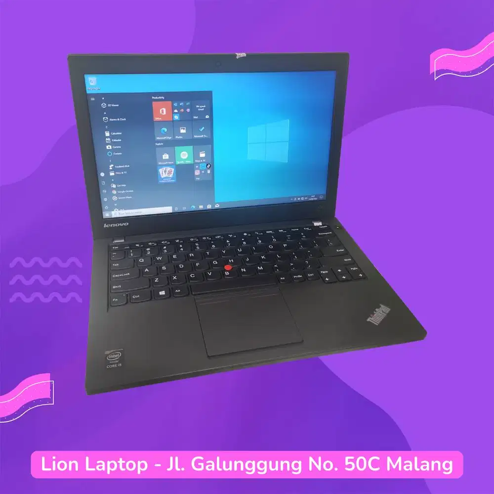 RAM 8GB SSD 256GB Core i5 Murah Lenovo Thinkpad X240 [21|10]