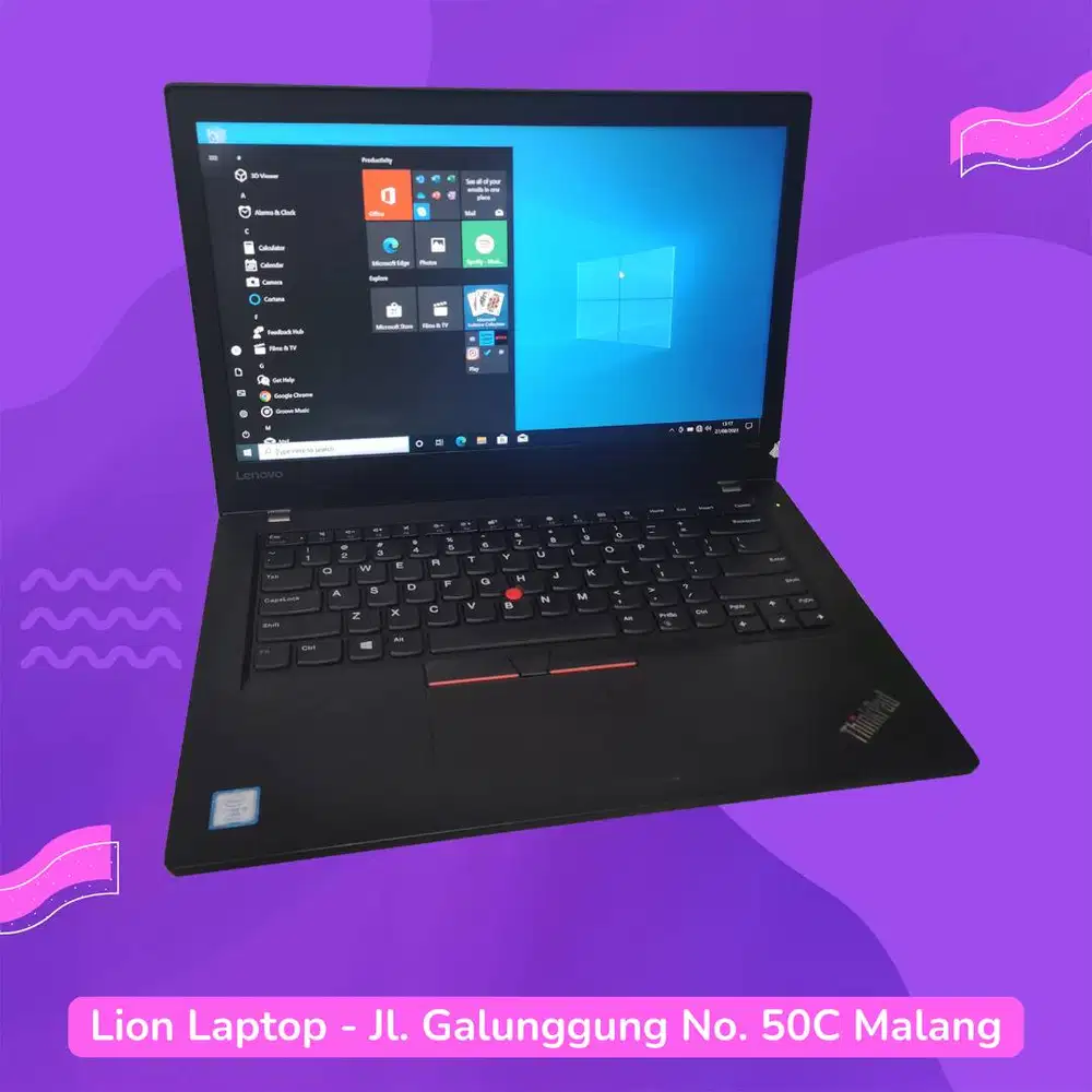 RAM 16GB Core i5 Gen7 SSD 256GB Lenovo Thinkpad T470 [21|10]
