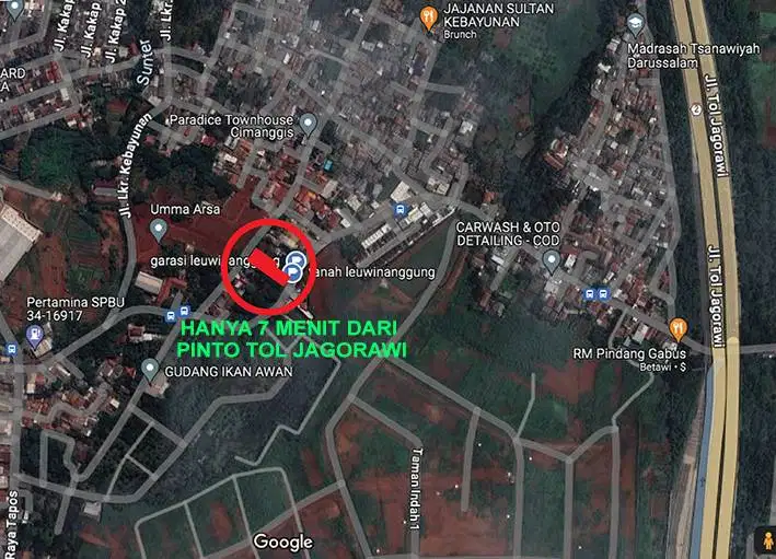 Tanah SHM 1600 m Depok Cimanggis - Pemilik Langsung
