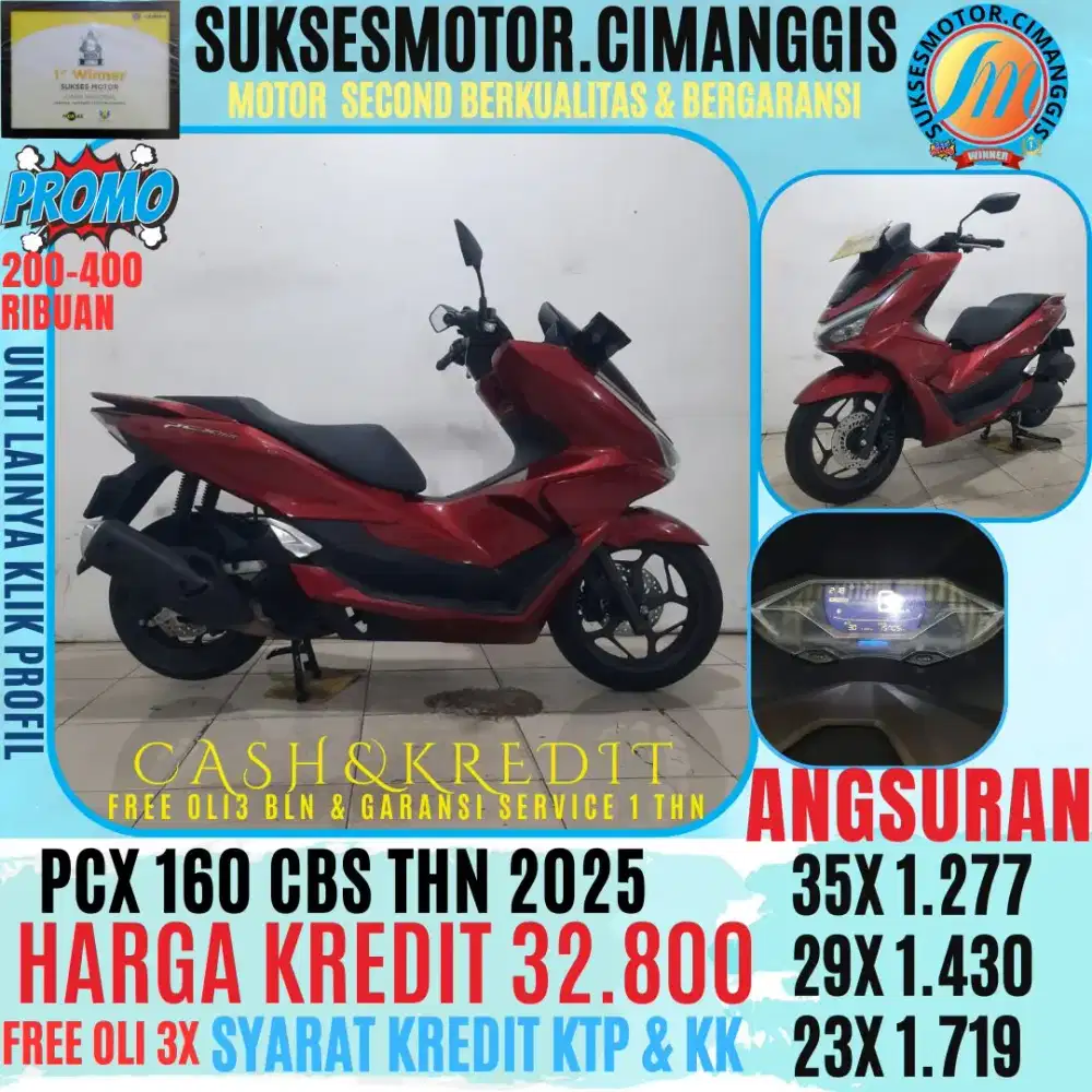 PCX 160 CBS PROMOTERMURAH CASHBACK UPTO 700 RIBUAN FREE OLI 3 BLN