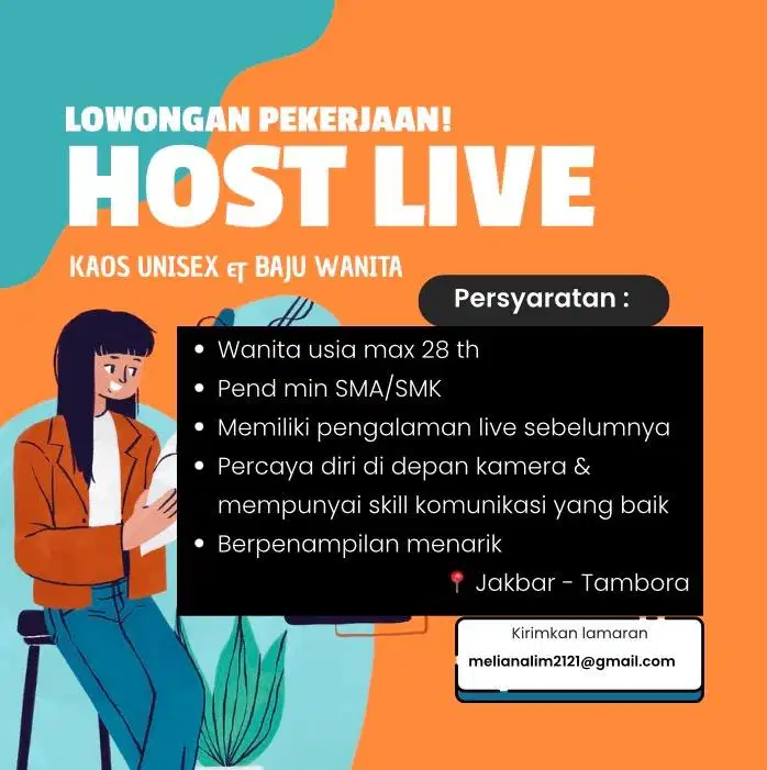Lowongan Host Live Streaming