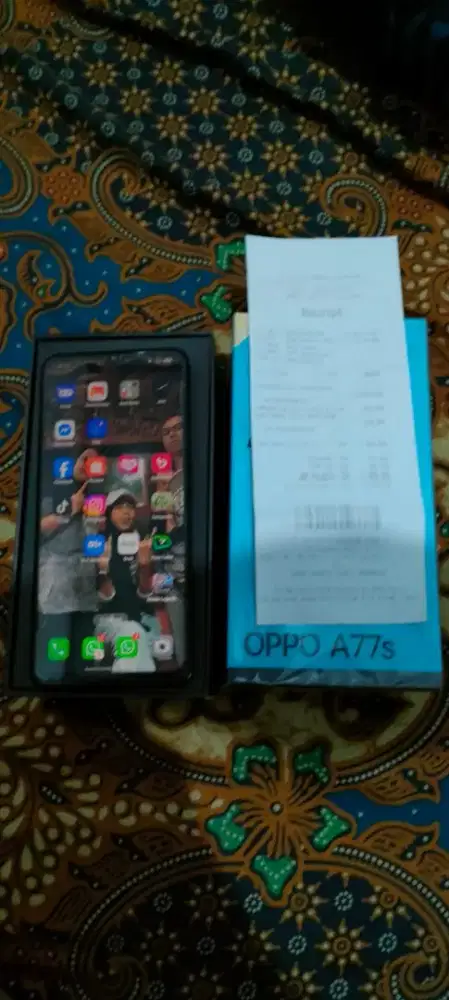 oppo a77s fulset ori erafone