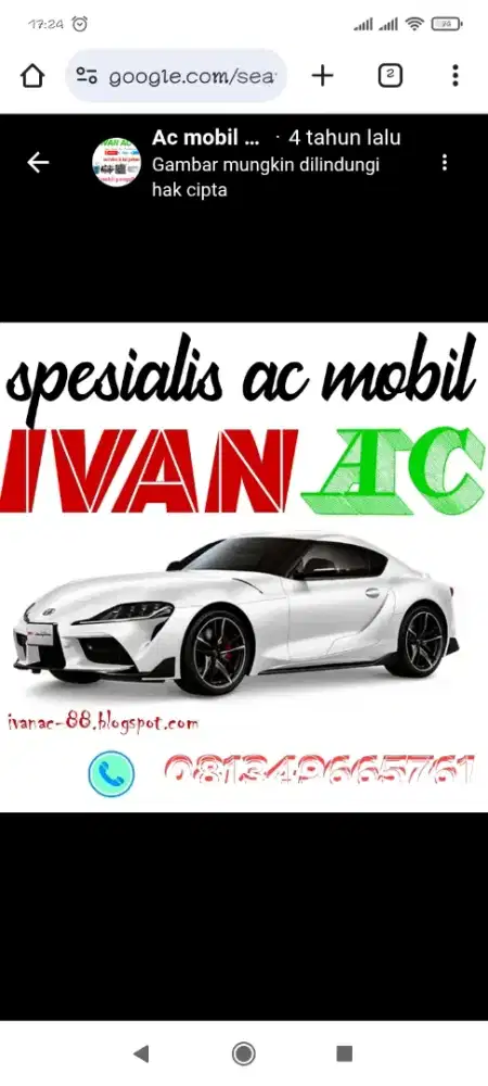 service AC mobil panggilan