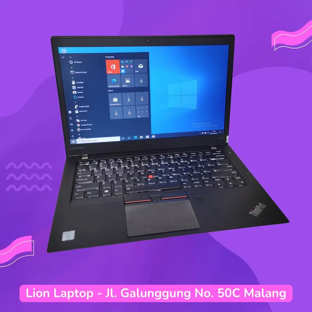 RAM 8GB SSD 256GB Core i5 Slim Lenovo Thinkpad T460s [21|10]