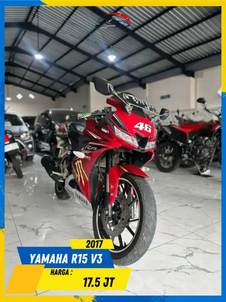YAMAHA R15 V3 2017 BARANG READY MASZEHH HIKMAH MOTOR KEPUH MALANG