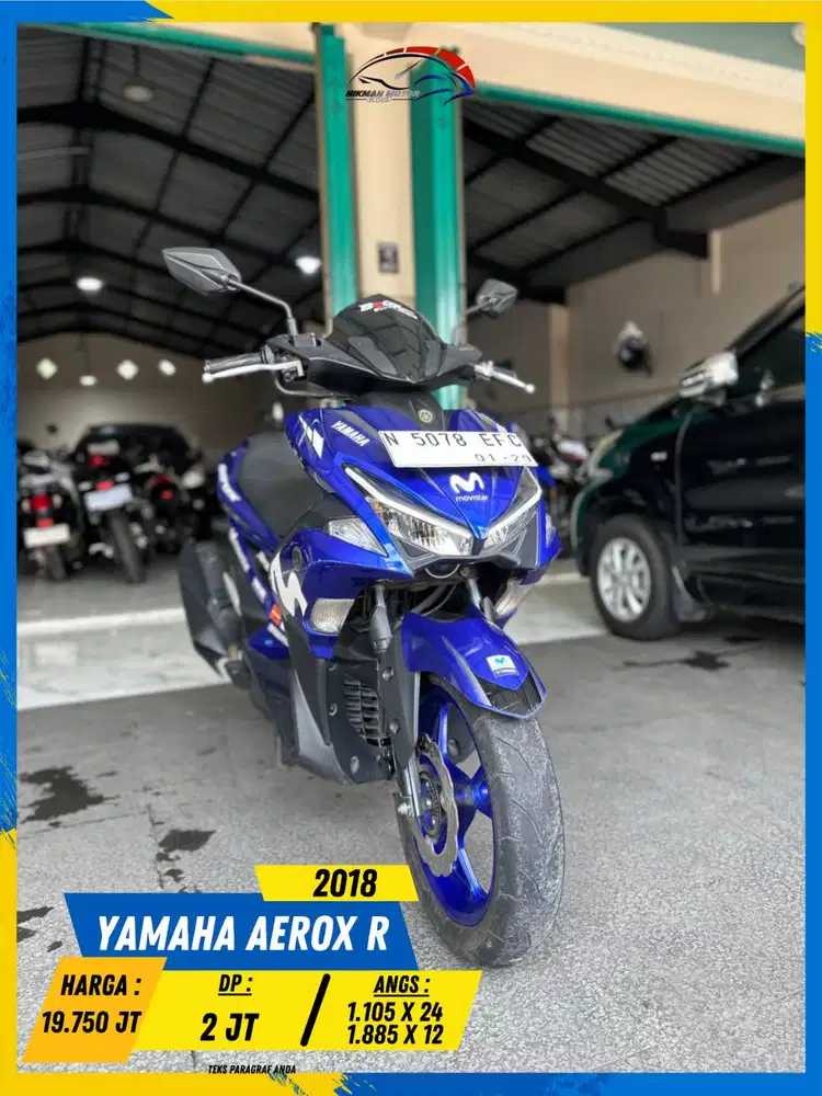 YAMAHA AEROX R 2018 NEGO SAMPE DEAL HIKMAH MOTOR KEPUH