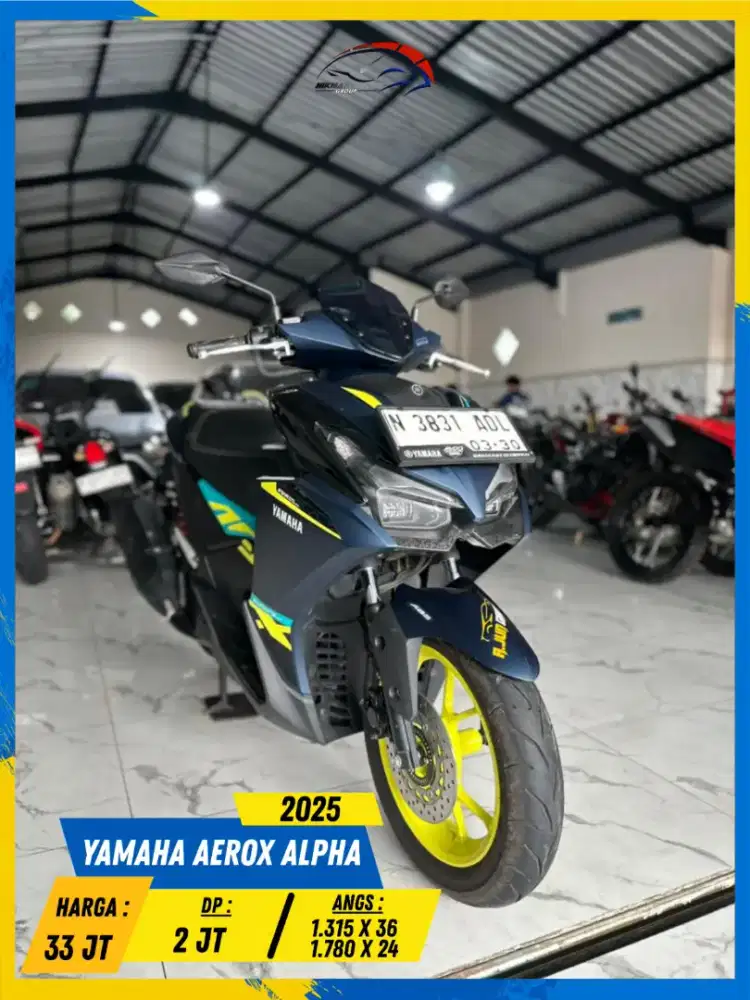 YAMAHA AEROX ALPHA 2025 BARANG ISTIMEWA HIKMAH MOTOR KEPUH MALANG
