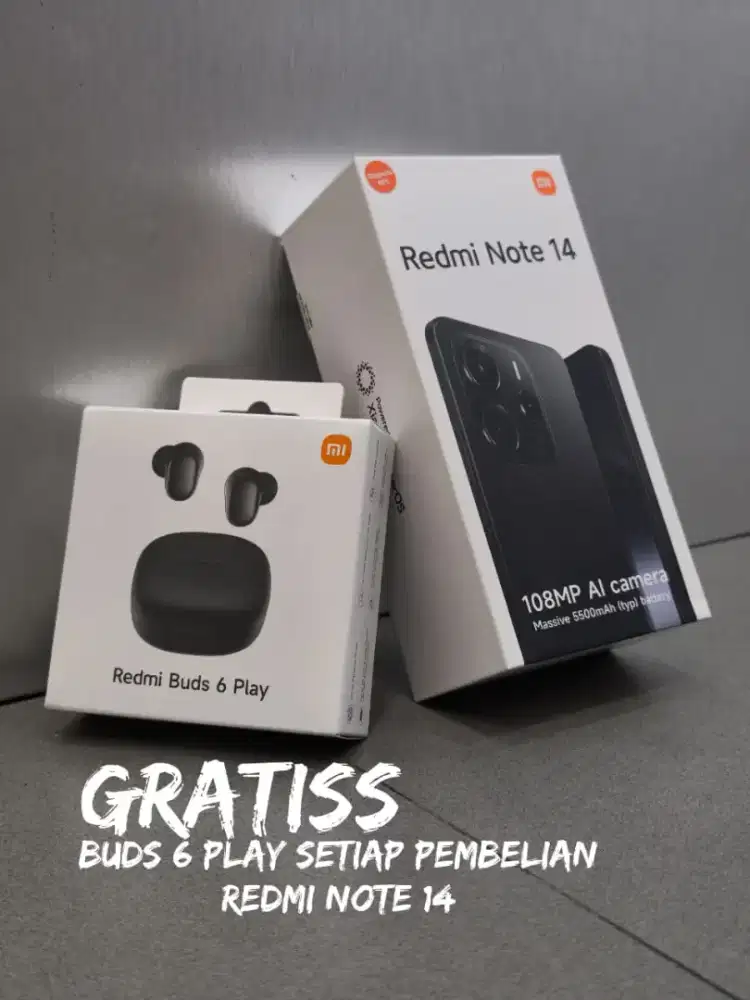 REDMI NOTE 14 8/256 GRATIS REDMI BUDS 6 PLAY