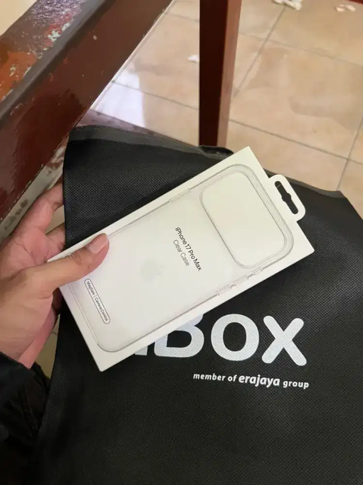 Clear Case iPhone 17 Pro Max Original iBox Baru Segel