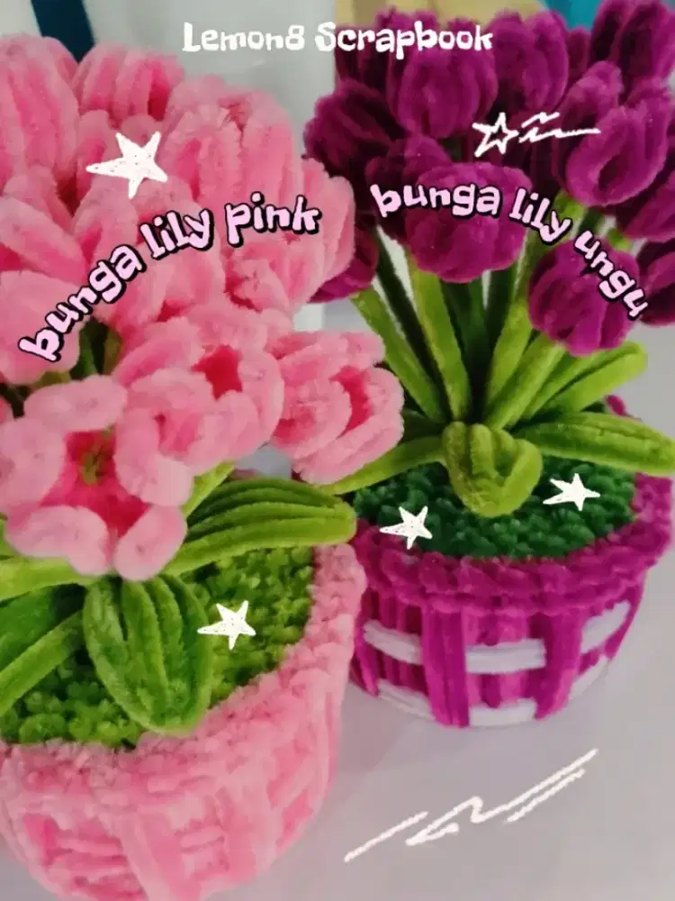 Bunga lily craft