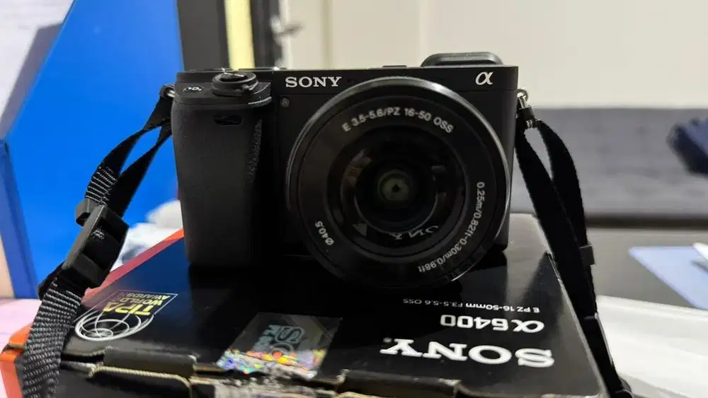 Sony a6400 kit 16-50mm oss mulus like new sc di bawah 100