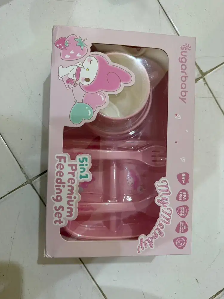 set alat makan baby premium set SUGAR BABY
