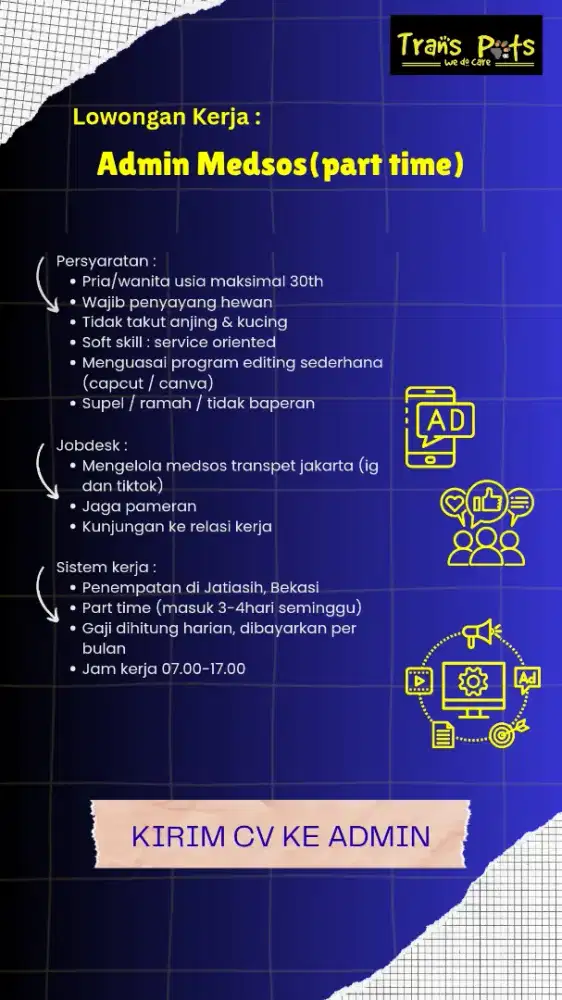 Admin untuk Media Sosial