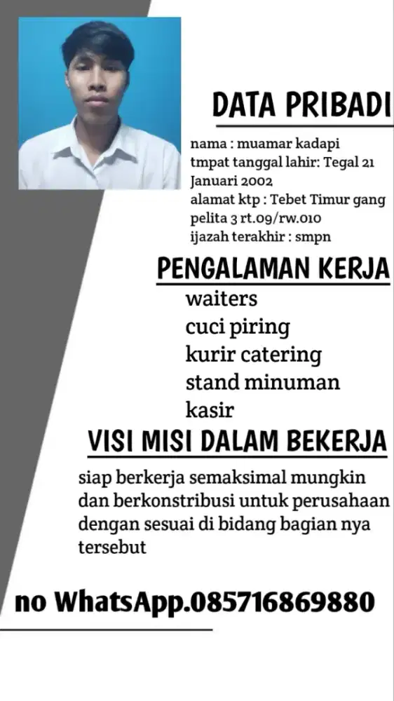Sedang mencari pekerjaan