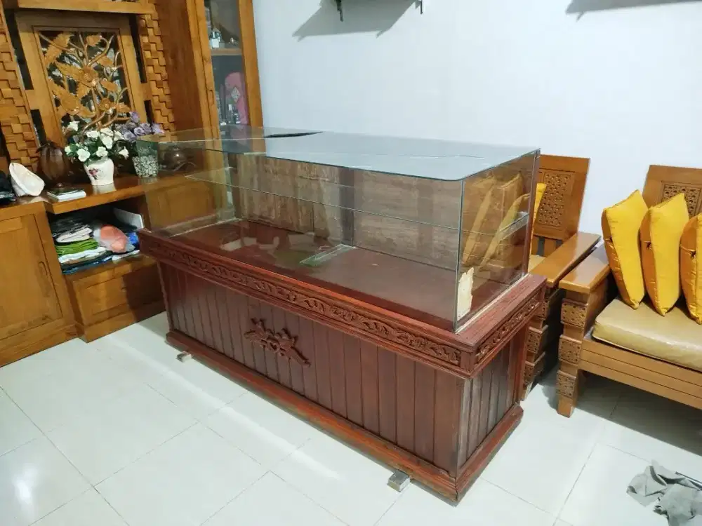 Jual Etalase pajangan HP full kayu..