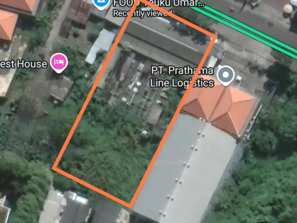 TANAH DI JALAN TEUKU UMAR BARAT, BALI – UNTUK DIPERGUNAKAN KOMERSIAL
