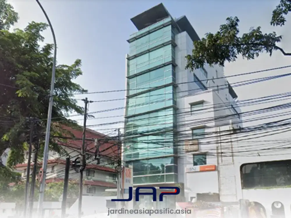 Sewa Kantor E Trade Building Luas 313 M2 Fitted Jakarta Pusat Dekat Akses MRT dan KRL